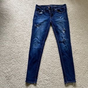 AE destressed jeans